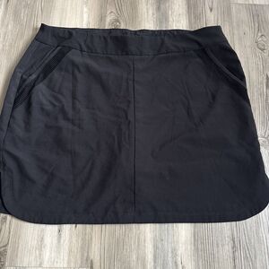 Sunday Black Mesh  Athletic Skirt With Shorts Tennis Pickleball Size Medium